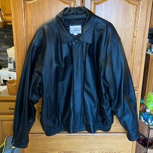 4XL Black leather jacket by Real Work Wear Original